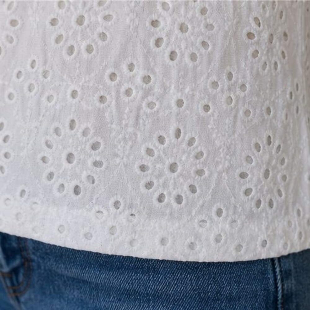 Blue Ruffle Blouse - Picture 6 of 6